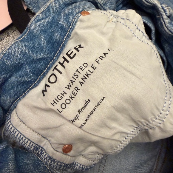 MOTHER High waisted looker ankle fray Jeans - Picture 6 of 11